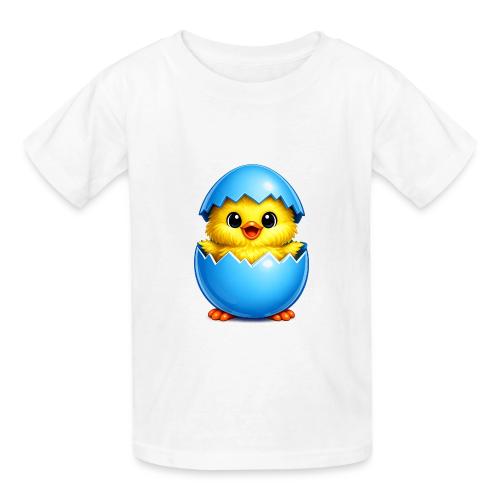Easter Chick Blue - Heavyweight Kid's T-Shirt