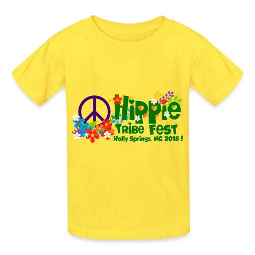 Hippie Tribe Fest! - Hanes Youth T-Shirt