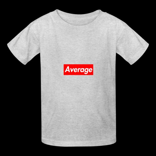 Average Supreme Logo Mockup - Hanes Youth T-Shirt