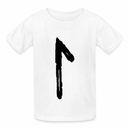 Elder Futhark Rune Laguz - Letter L - Heavyweight Kid's T-Shirt