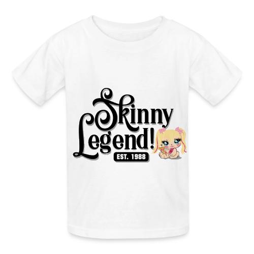 Skinny Legend_onwhite - Heavyweight Kid's T-Shirt