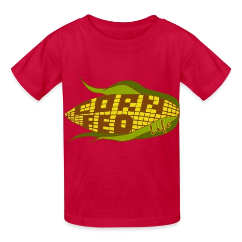 Corn Fed Logo - Hanes Youth T-Shirt
