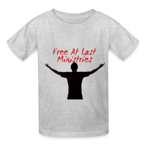 Free At Last Ministries Logo - Hanes Youth T-Shirt