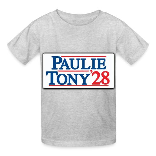 Paulie and Tony for Co-President 2028 - Heavyweight Kid's T-Shirt