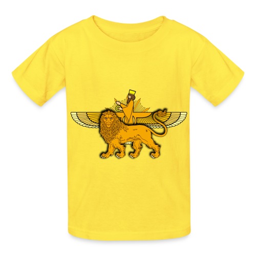 Lion Sun Faravahar - Hanes Youth T-Shirt