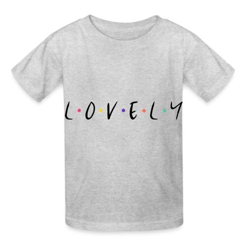 Lovely in Black - Heavyweight Kid's T-Shirt