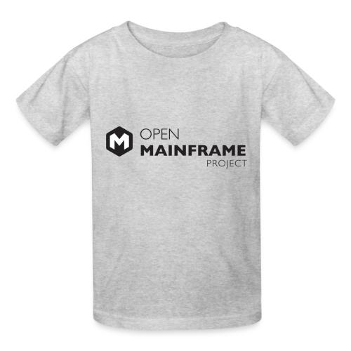 Open Mainframe Project - Black Logo - Heavyweight Kid's T-Shirt