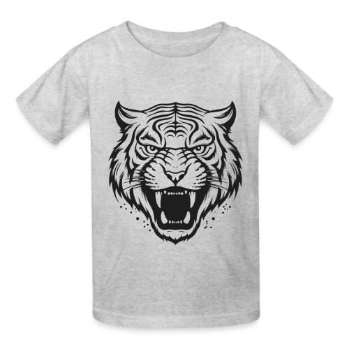 Wild Tiger Fashion, the fury of the feline tiger. - Heavyweight Kid's T-Shirt