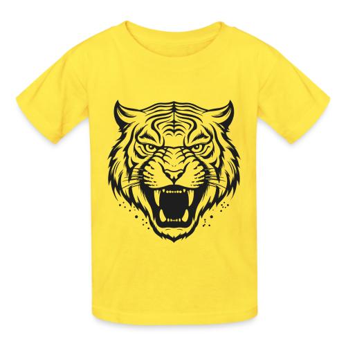 Wild Tiger Fashion, the fury of the feline tiger. - Heavyweight Kid's T-Shirt