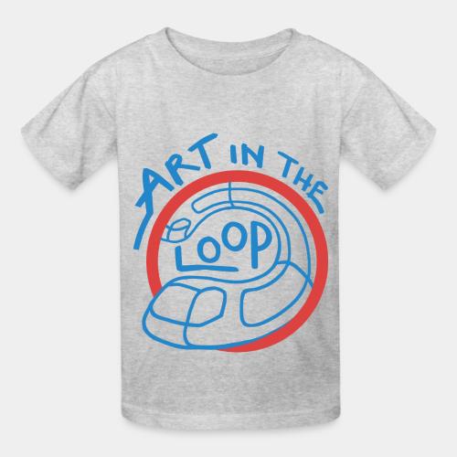 Art in the Loop - Streetcar Logo - Heavyweight Kid's T-Shirt