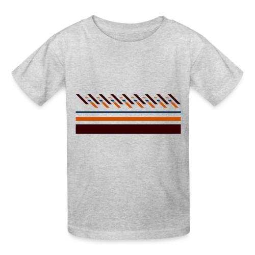 Cute, colorful striped designs for the seasons - Heavyweight Kid's T-Shirt