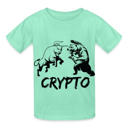 CryptoBattle Black - Hanes Youth T-Shirt