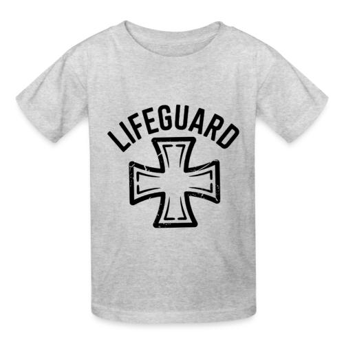 Lifeguard Cross Emblem - Heavyweight Kid's T-Shirt