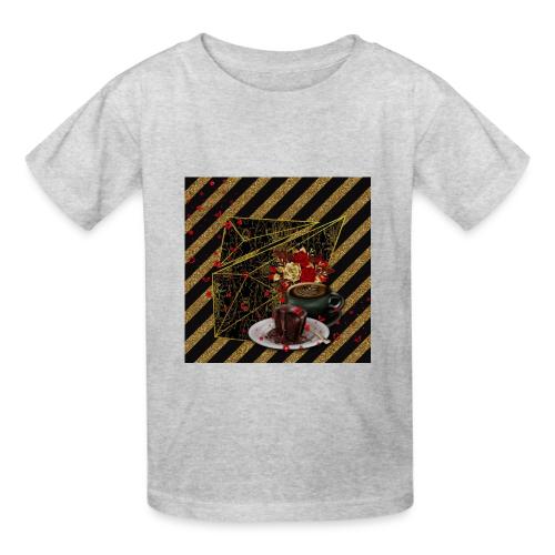 Angela's Valentine Vignette - Heavyweight Kid's T-Shirt