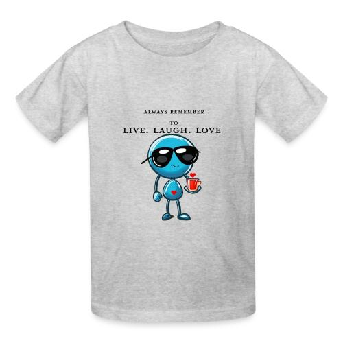 Remember to live laugh love - Heavyweight Kid's T-Shirt
