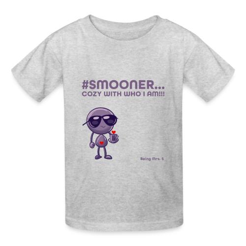 Smoon City_Cozy with who I am - Heavyweight Kid's T-Shirt