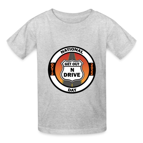 National Get Out N Drive Day Official Event Merch - Hanes Youth T-Shirt