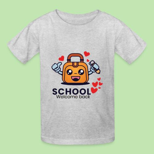 first day of school outfit- school Welcome back - Heavyweight Kid's T-Shirt