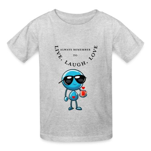 Always Remember to live laugh love - Heavyweight Kid's T-Shirt