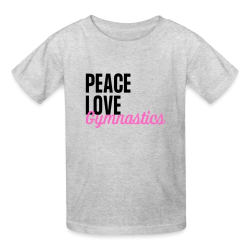 Peace Love Gymnastics - Hanes Youth T-Shirt