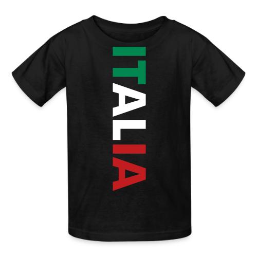 ITALIA green, white, red - Heavyweight Kid's T-Shirt