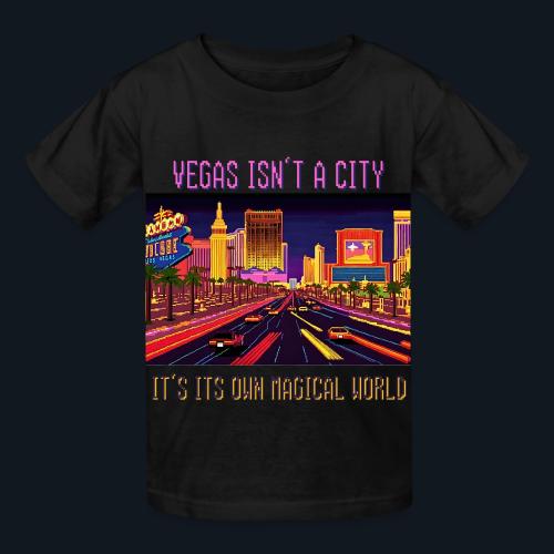 Vegas isn't a city It’s its own magical world - Heavyweight Kid's T-Shirt