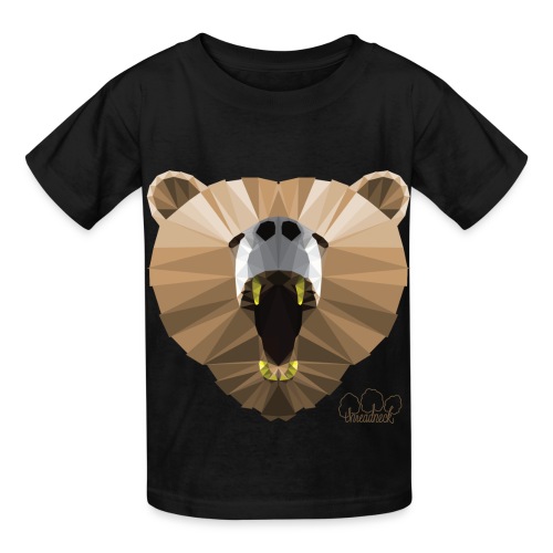 Hungry Bear Women's V-Neck T-Shirt - Hanes Youth T-Shirt