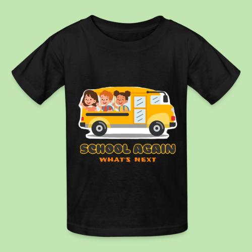 first day of school outfit- school again - Heavyweight Kid's T-Shirt