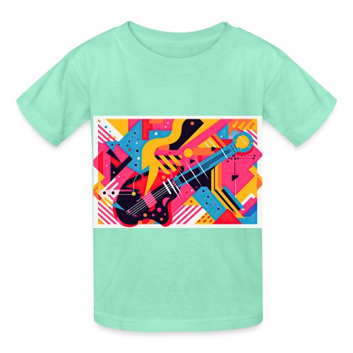 Memphis Design Rockabilly Abstract - Hanes Youth T-Shirt