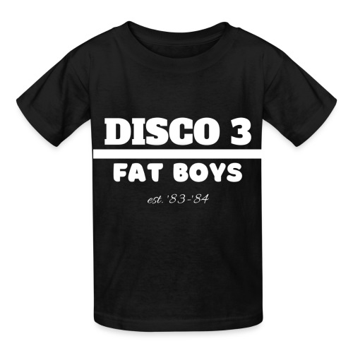 Disco 3/Fat Boys est. 83-84 - Hanes Youth T-Shirt