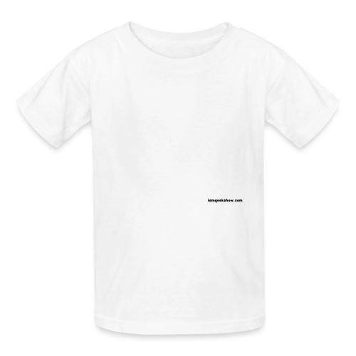 iamGEEK classic White - Heavyweight Kid's T-Shirt