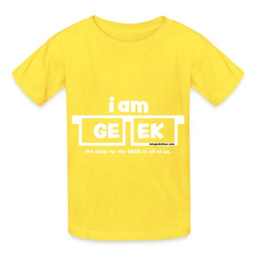 iamGEEK classic White - Heavyweight Kid's T-Shirt
