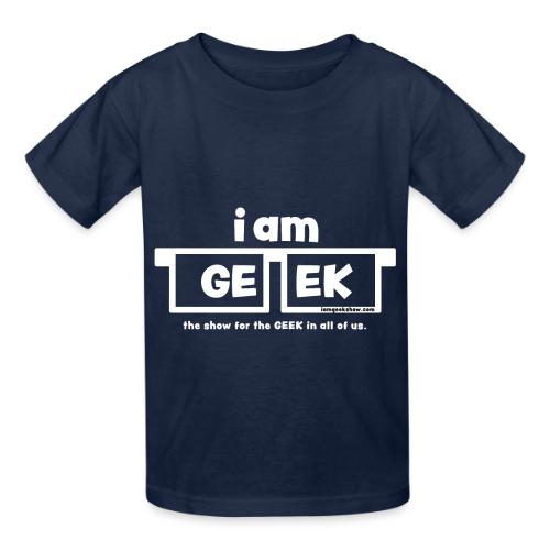 iamGEEK classic White - Heavyweight Kid's T-Shirt