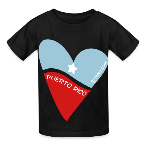 Corazón de Puerto Rico - Hanes Youth T-Shirt