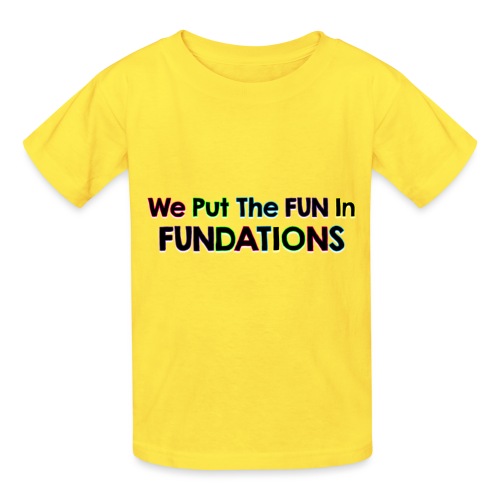 fundations png - Hanes Youth T-Shirt