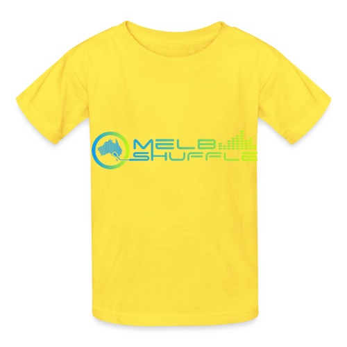Melbshuffle Gradient Logo - Hanes Youth T-Shirt