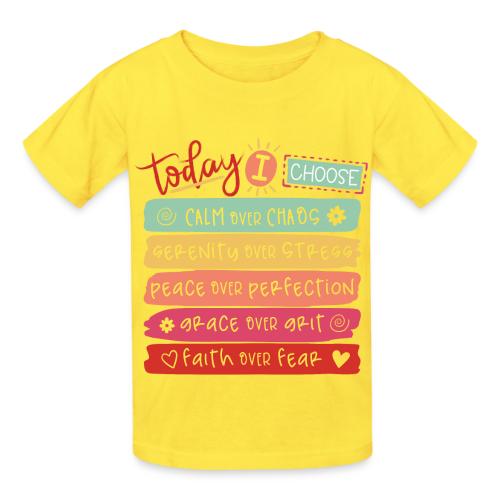 Harmony Collection - Today I Choose - Heavyweight Kid's T-Shirt