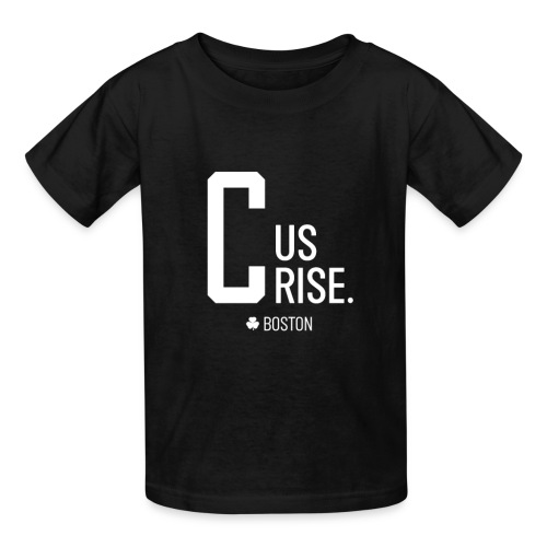 C Us Rise Boston Basketball TShirt - Hanes Youth T-Shirt