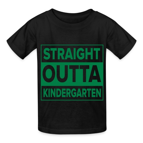 Straight Outta Kindergarten - Hanes Youth T-Shirt