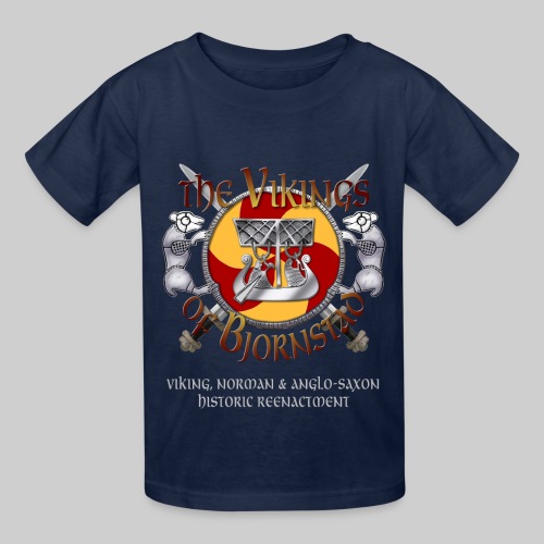 Vikings of Bjornstad Logo - Hanes Youth T-Shirt