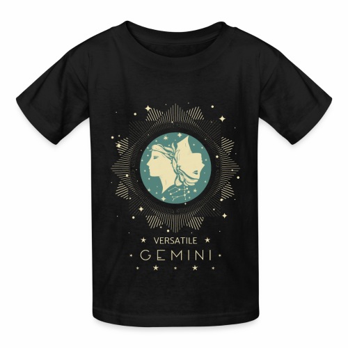 Versatile Gemini Constellation Month May June - Hanes Youth T-Shirt