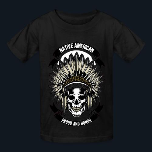 Native American Proud and Honor - Heavyweight Kid's T-Shirt