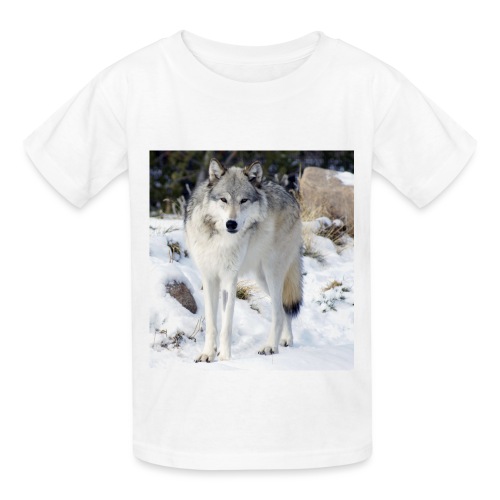 Canis lupus occidentalis - Hanes Youth T-Shirt