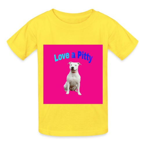 Pink Pit Bull - Hanes Youth T-Shirt