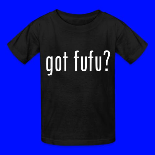 gotfufu-black - Heavyweight Kid's T-Shirt