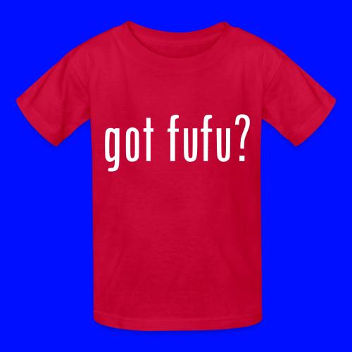 gotfufu-black - Heavyweight Kid's T-Shirt