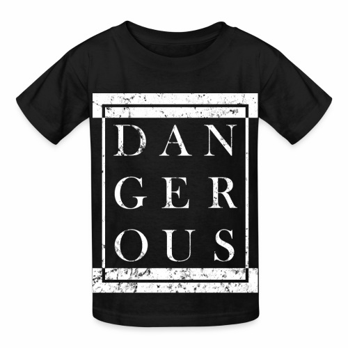 DANGEROUS - Grunge Block Box Gift Ideas - Hanes Youth T-Shirt