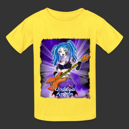 Undead Angels: Zombie Bassist Ashley Classic - Hanes Youth T-Shirt