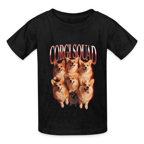 Corgi Squad Funny Dog Lover Vintage Shirt - Heavyweight Kid's T-Shirt