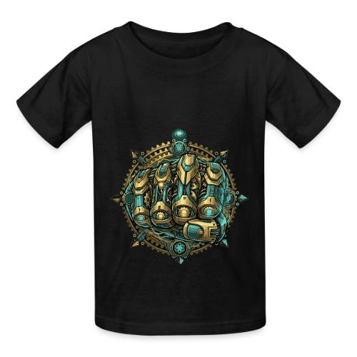 Cyberpunk Power Robot Hand - Heavyweight Kid's T-Shirt